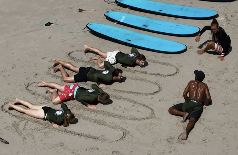 Group Surf Lessons in Santa Teresa